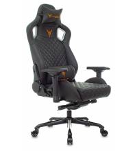 Кресло игровое Knight TITAN черный ромбик эко.кожа с подголов. крестов. металл